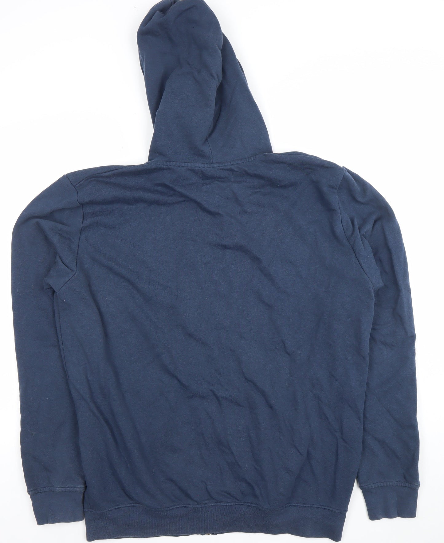 Mens UK Size 2XL Clean Cut Copenhagen Blue Full Zip Hoodie
