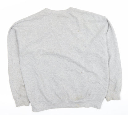 Mens UK Size M PRETTYLITTLETHING Grey Pullover Sweatshirt