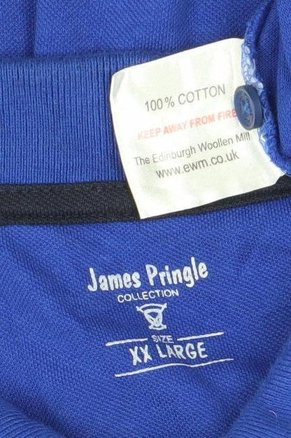 Mens UK Size 2XL James Pringle 100% Cotton Polo Shirt
