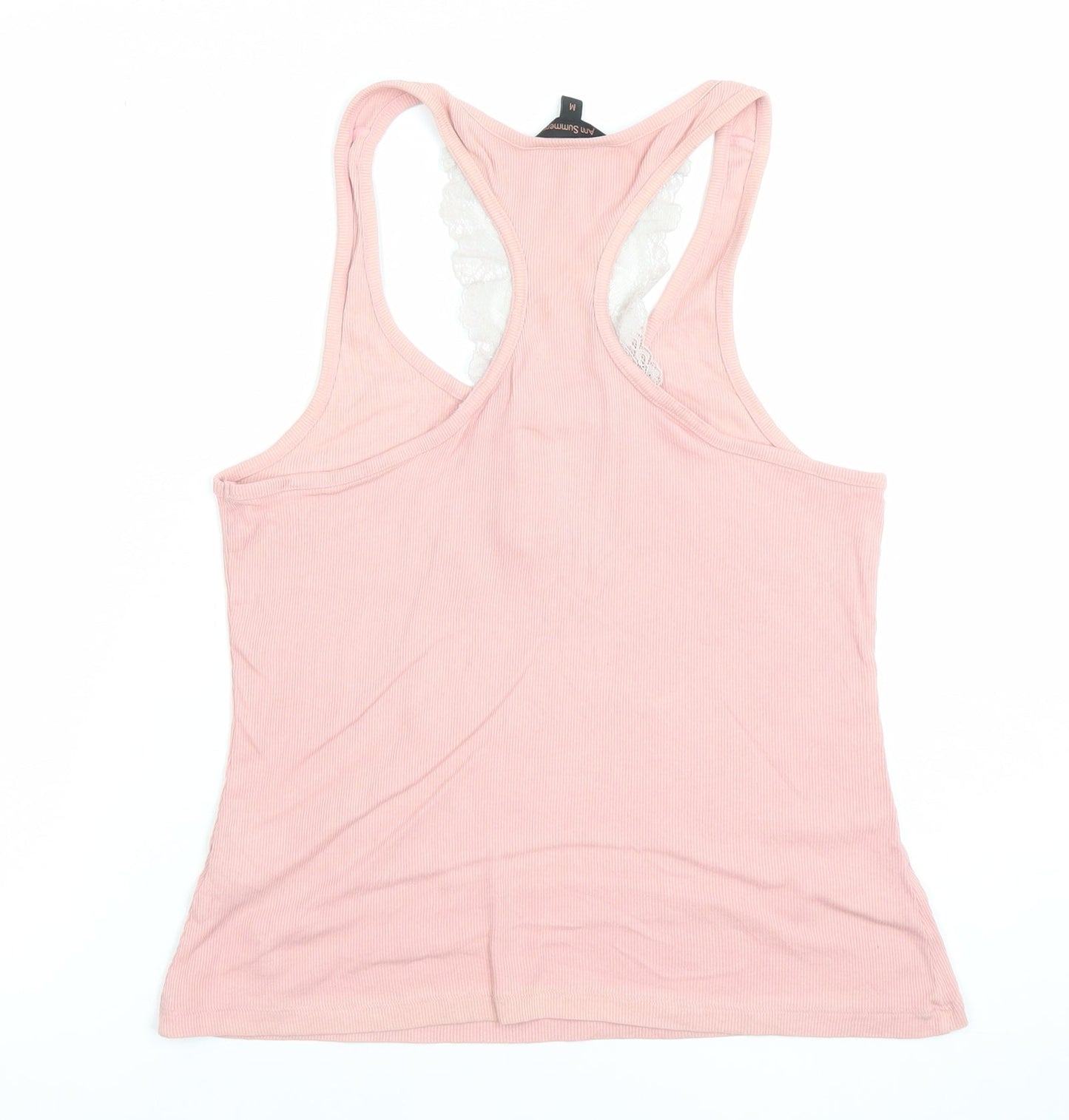 Womens UK Size M Ann Summers Pink Camisole Tank