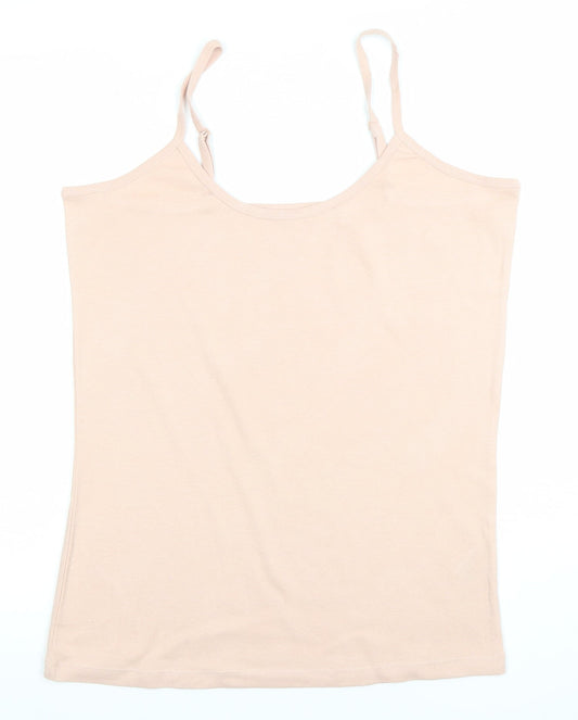 Capsule Women’s Beige Cotton Camisole Top Size 14