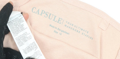 Capsule Women’s Beige Cotton Camisole Top Size 14