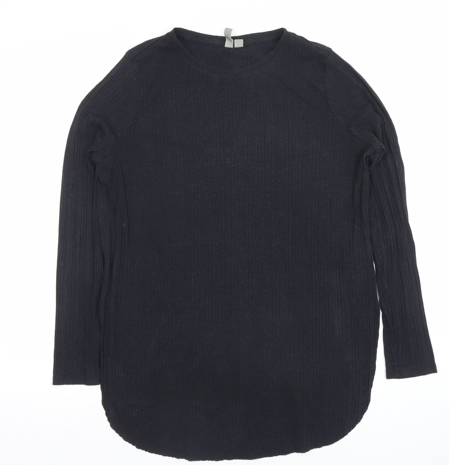 Womens UK Size 10 ASOS Black Jersey T-Shirt