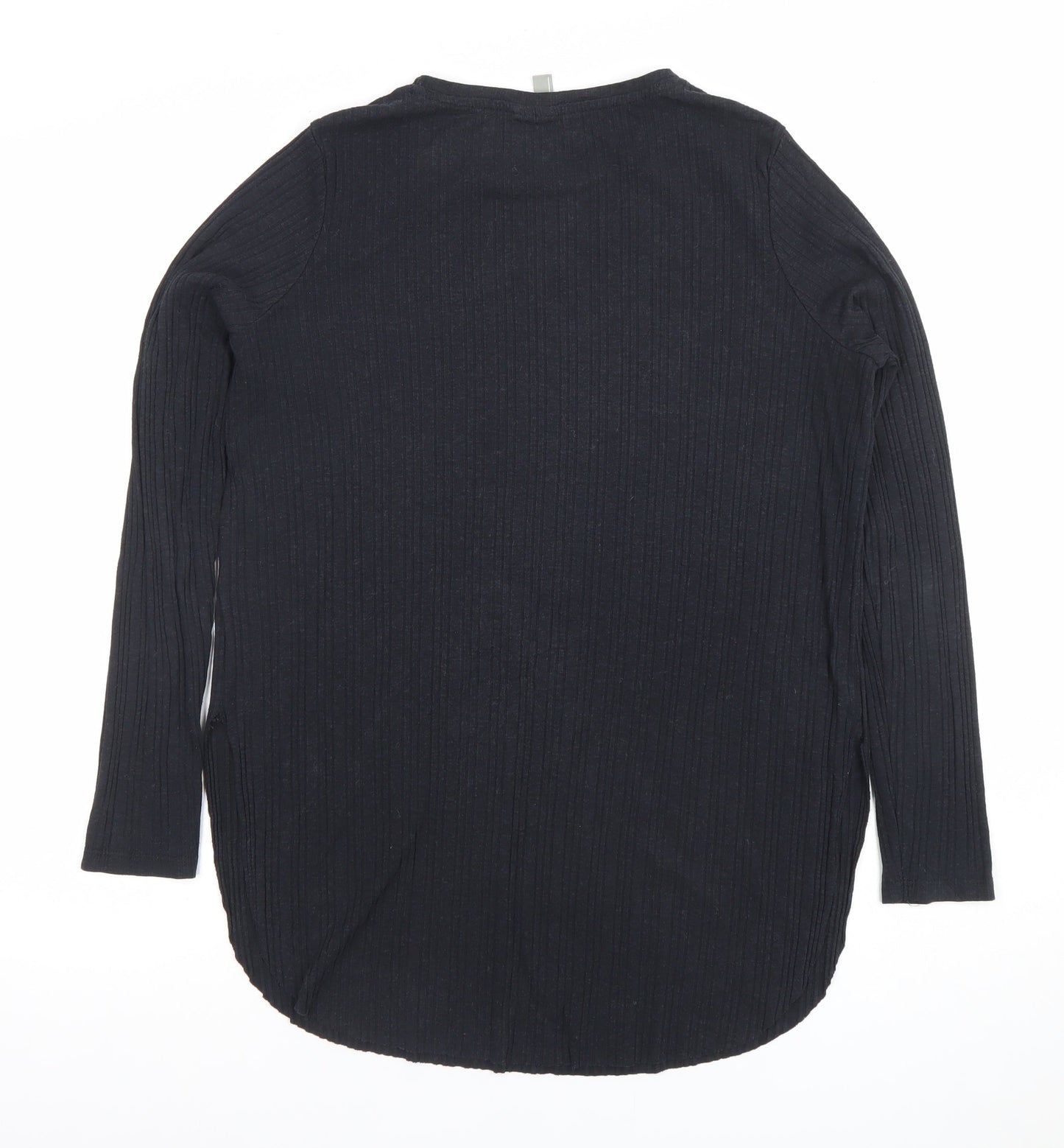 Womens UK Size 10 ASOS Black Jersey T-Shirt