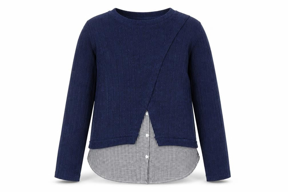 Womens UK Size 12 Topshop Blue Pullover Jumper