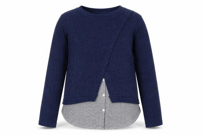Womens UK Size 12 Topshop Blue Pullover Jumper