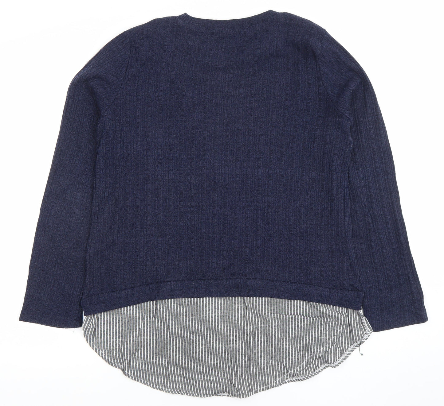 Womens UK Size 12 Topshop Blue Pullover Jumper