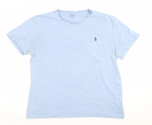 Ralph Lauren Men’s Blue Cotton Crew Neck T-Shirt Size L