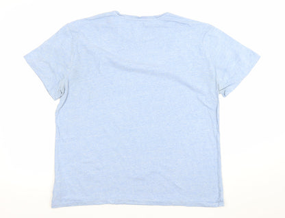 Ralph Lauren Men’s Blue Cotton Crew Neck T-Shirt Size L