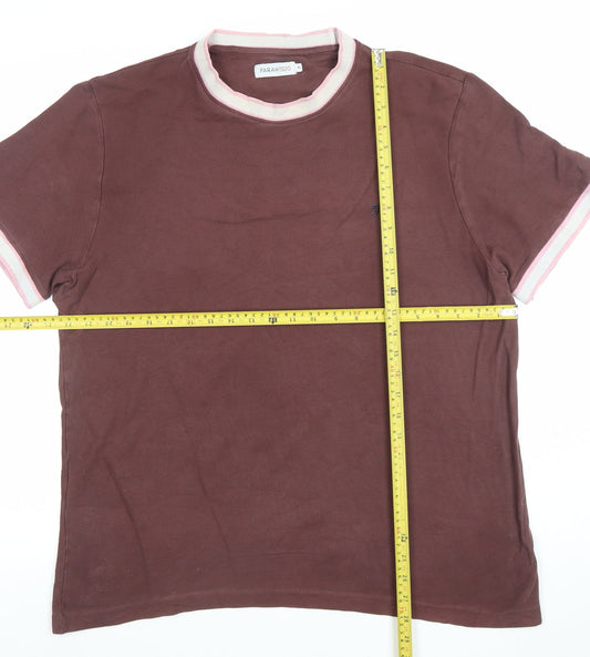 Mens UK Size XL Farah Brown  T-Shirt