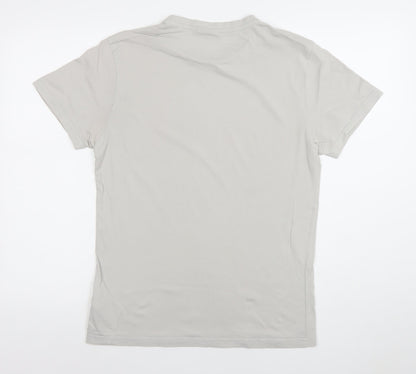 Mens UK Size S Napapijri Grey  T-Shirt