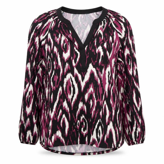 Womens UK Size 10 Roman Multicoloured Tunic Blouse