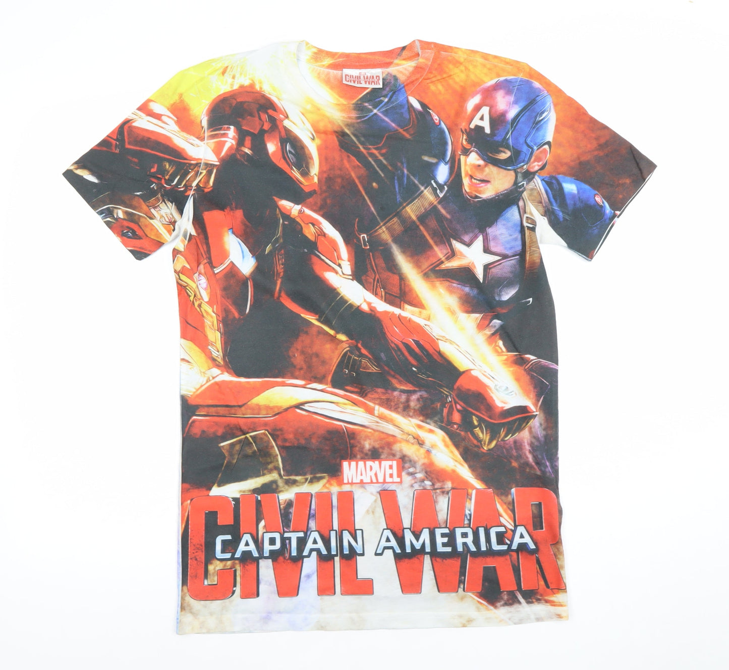 Mens UK Size S Marvel Multicoloured  T-Shirt