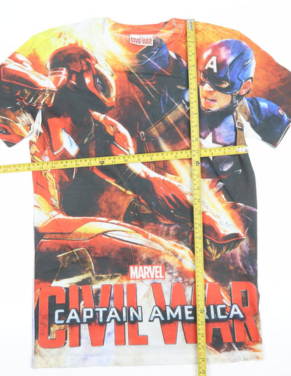 Mens UK Size S Marvel Multicoloured  T-Shirt