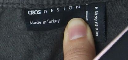 ASOS DESIGN Women's Black Fleetwood Mac Rumours Graphic T-Shirt Size 8