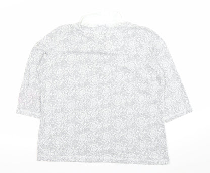 Womens UK Size 18 Marks and Spencer Grey Basic Blouse