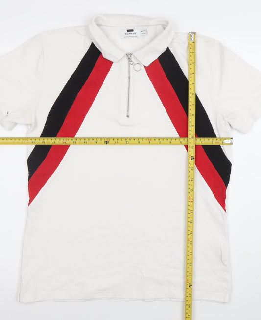 Mens UK Size M Topman Cotton Polo Shirt