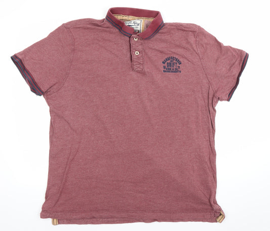 Mens UK Size 2XL Drift King 100% Cotton Polo Shirt