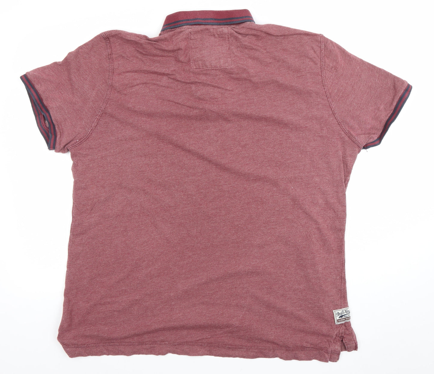 Mens UK Size 2XL Drift King 100% Cotton Polo Shirt