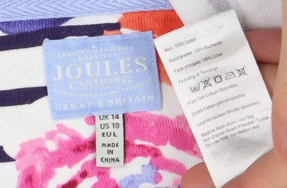 Womens UK Size 10 Joules Multicoloured Tunic Blouse