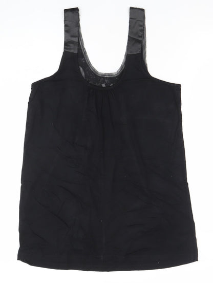Womens UK Size 12 Marks and Spencer Black Camisole Tank