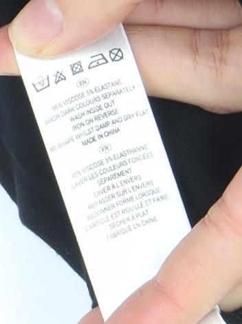 Womens UK Size 12 Marks and Spencer Black Camisole Tank