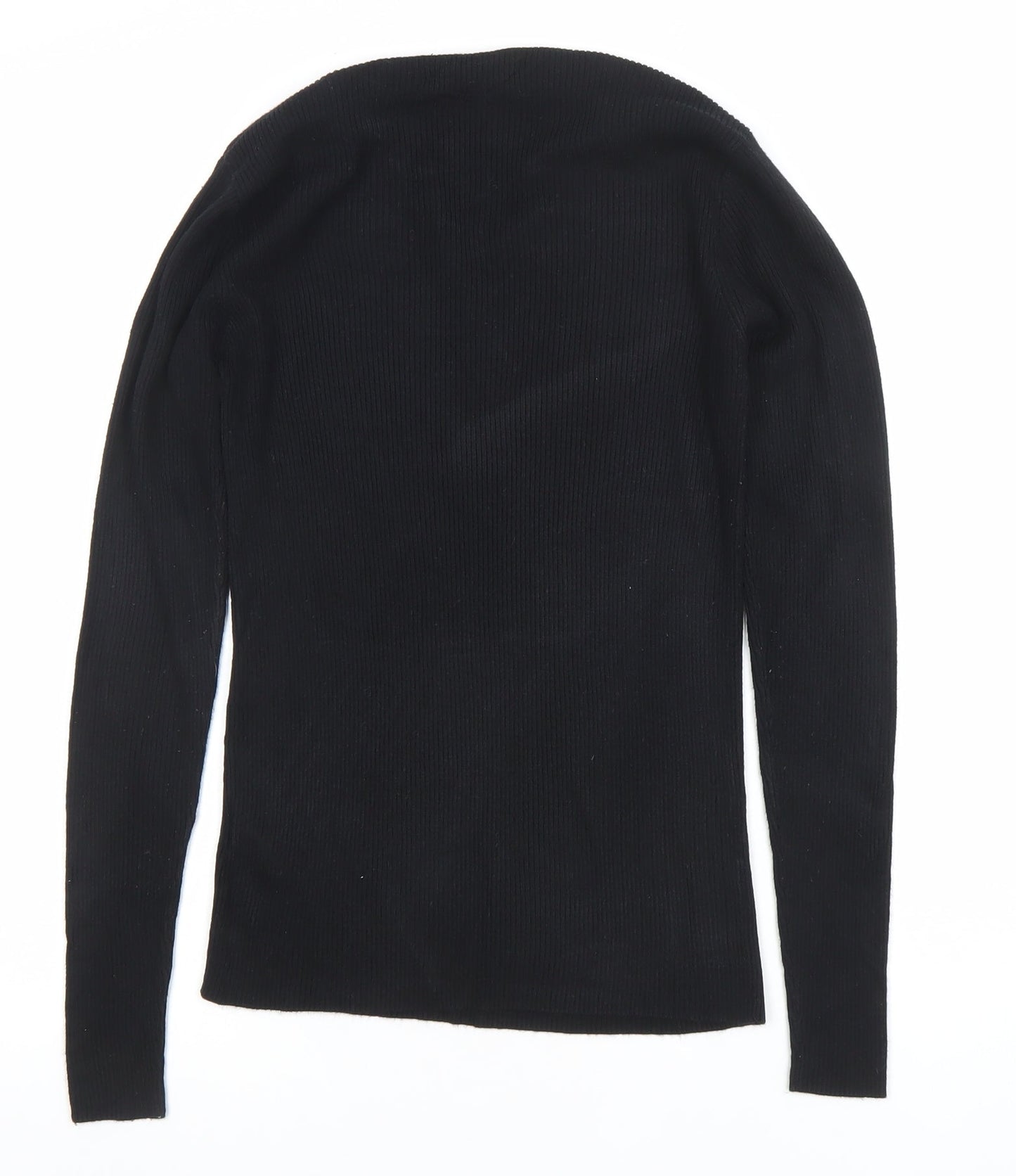 Womens UK Size 12 Heart and Soul Black Pullover Jumper