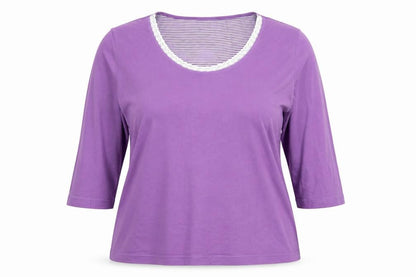 Womens UK Size 18 Marks and Spencer Purple Basic T-Shirt