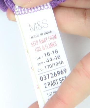 Womens UK Size 18 Marks and Spencer Purple Basic T-Shirt