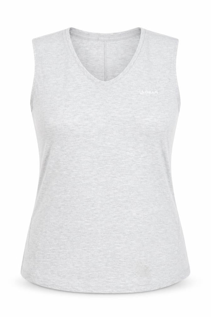 Womens UK Size 18 LA Gear Grey Basic Tank