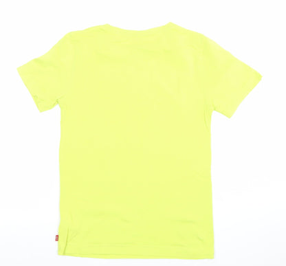 Levi’s Boys Yellow Logo Short Sleeve Cotton T-Shirt Size 14 Years