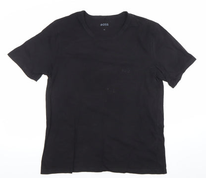 Mens UK Size XL Boss Black  T-Shirt