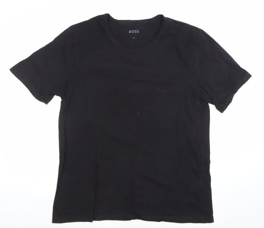 Mens UK Size XL Boss Black  T-Shirt