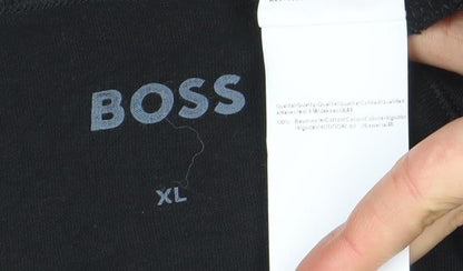 Mens UK Size XL Boss Black  T-Shirt