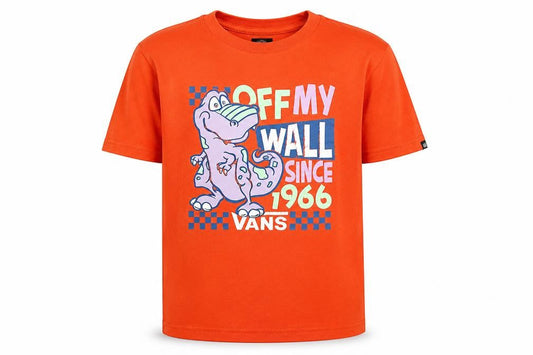 Boys UK Size 7XL VANS Orange Basic T-Shirt