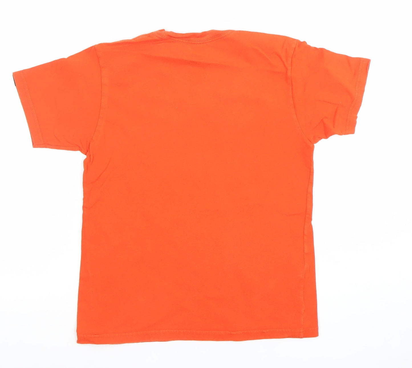 Boys UK Size 7XL VANS Orange Basic T-Shirt