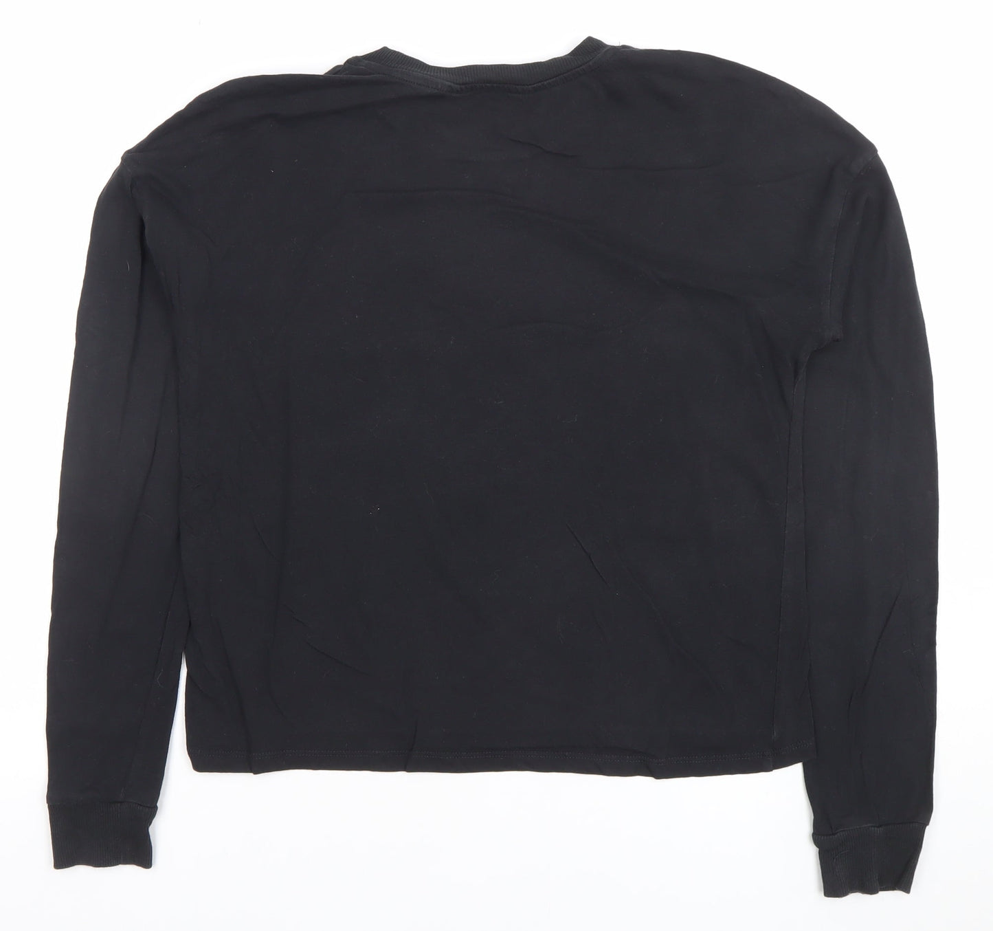 Girls UK Size 14 Years H&M Black Pullover T-Shirt