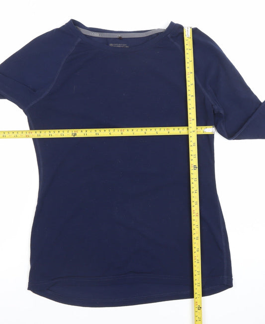 Mountain Warehouse Womens Blue Long Sleeve Quick Dry Active Top Size L