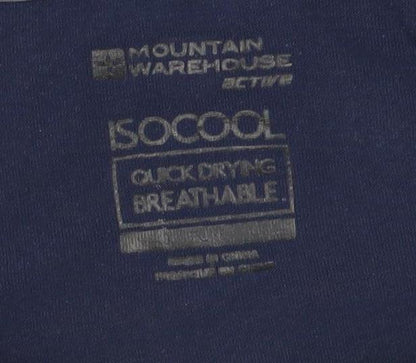 Mountain Warehouse Womens Blue Long Sleeve Quick Dry Active Top Size L