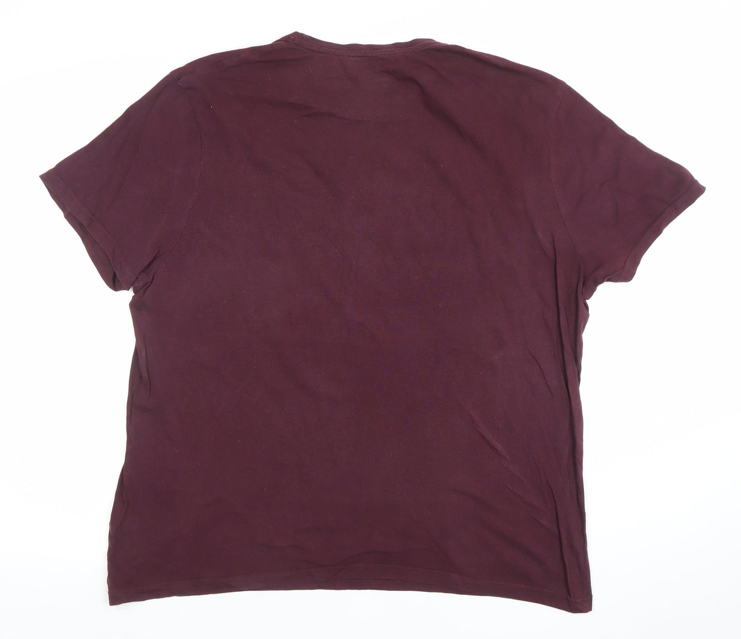 Mens UK Size L Marks and Spencer Brown  T-Shirt