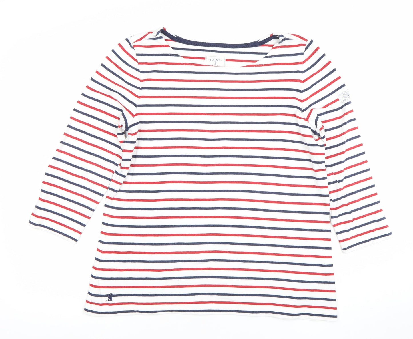 Womens UK Size 14 Joules Multicoloured Basic T-Shirt