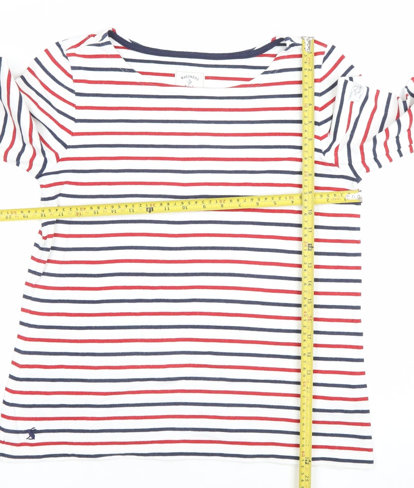 Womens UK Size 14 Joules Multicoloured Basic T-Shirt