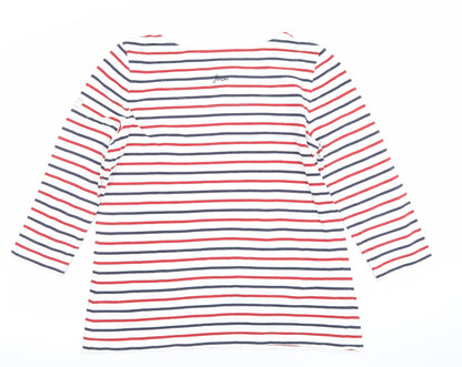 Womens UK Size 14 Joules Multicoloured Basic T-Shirt