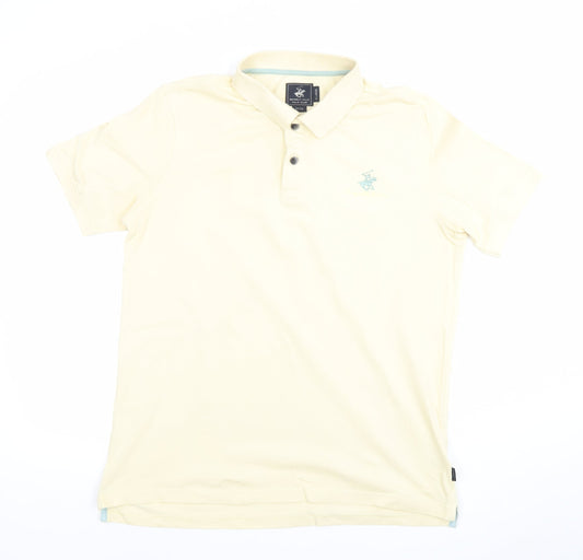 Mens UK Size XL Beverly Hills Polo Club Cotton Blend Polo Shirt