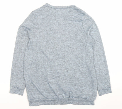 Womens UK Size 12 Roman Blue Pullover Jumper