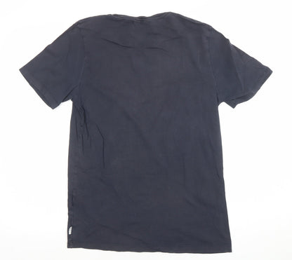 Mens UK Size M JACK & JONES Black  T-Shirt