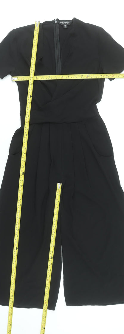 Womens UK Size 6 Miss Selfridge One-Piece Black Jumpsuit