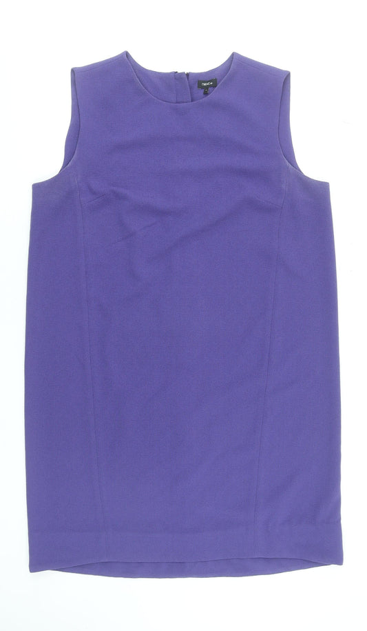 Next Women’s Purple Sleeveless Shift Dress Size 18