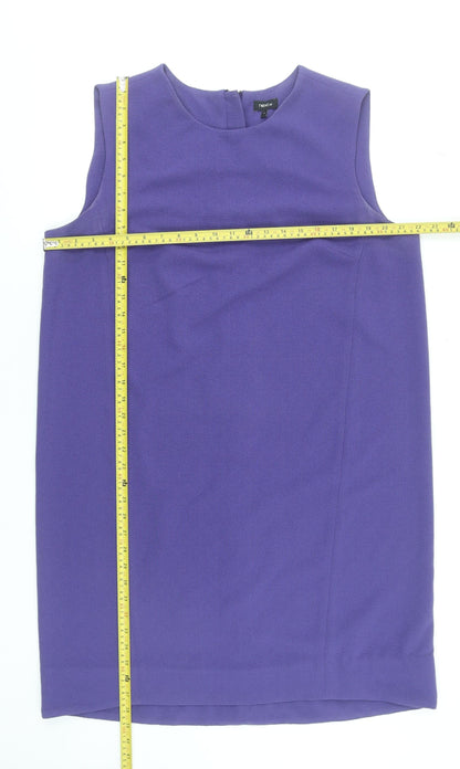 Next Women’s Purple Sleeveless Shift Dress Size 18