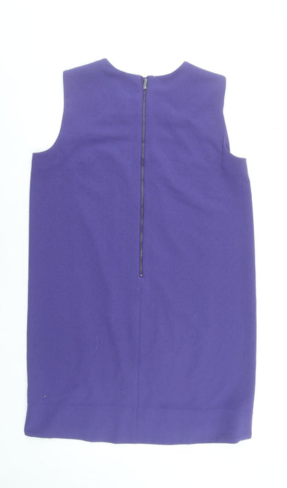 Next Women’s Purple Sleeveless Shift Dress Size 18